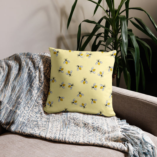 Spring Bees Pillow