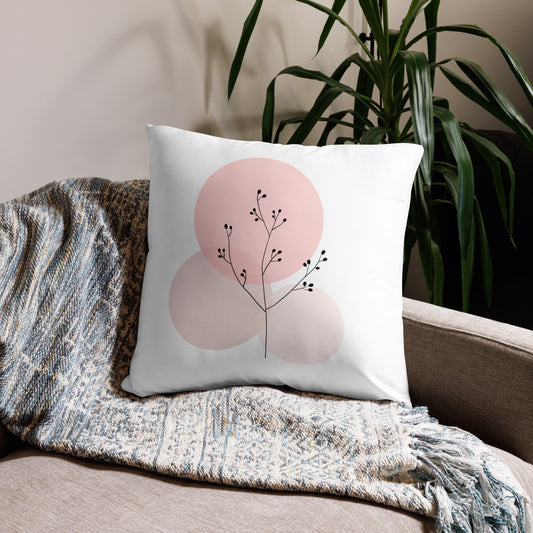 Pink Sprouts Pillow