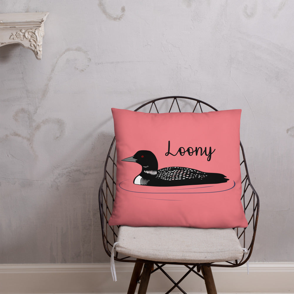 Red Loony Pillow