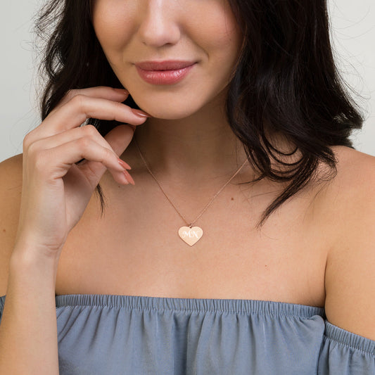 MN Silver Heart Necklace